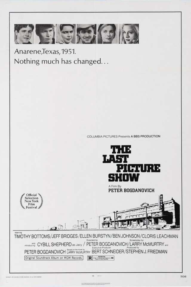 The Last Picture Show (1971) film Poster