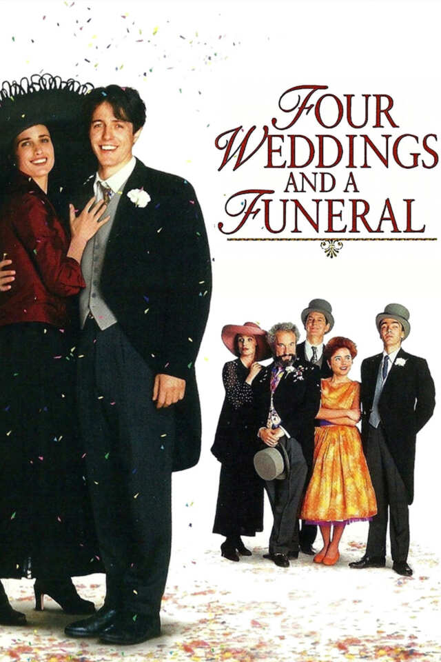 Four Weddings and a Funeral (1994) film Poster