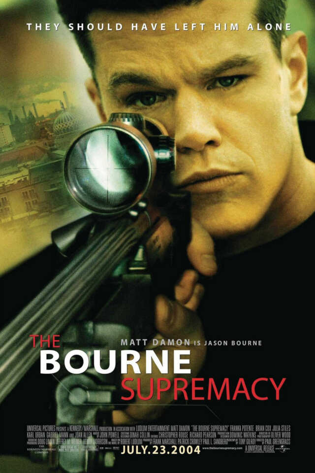 The Bourne Supremacy (2004) film Poster