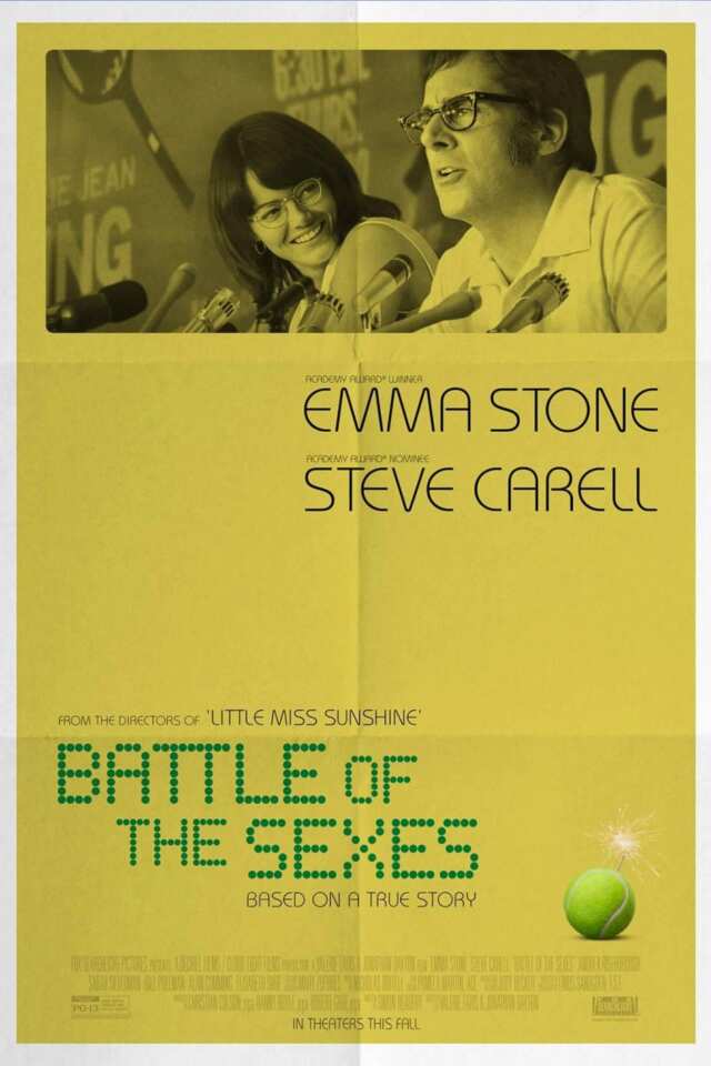 Battle of the Sexes (2017) film Poster