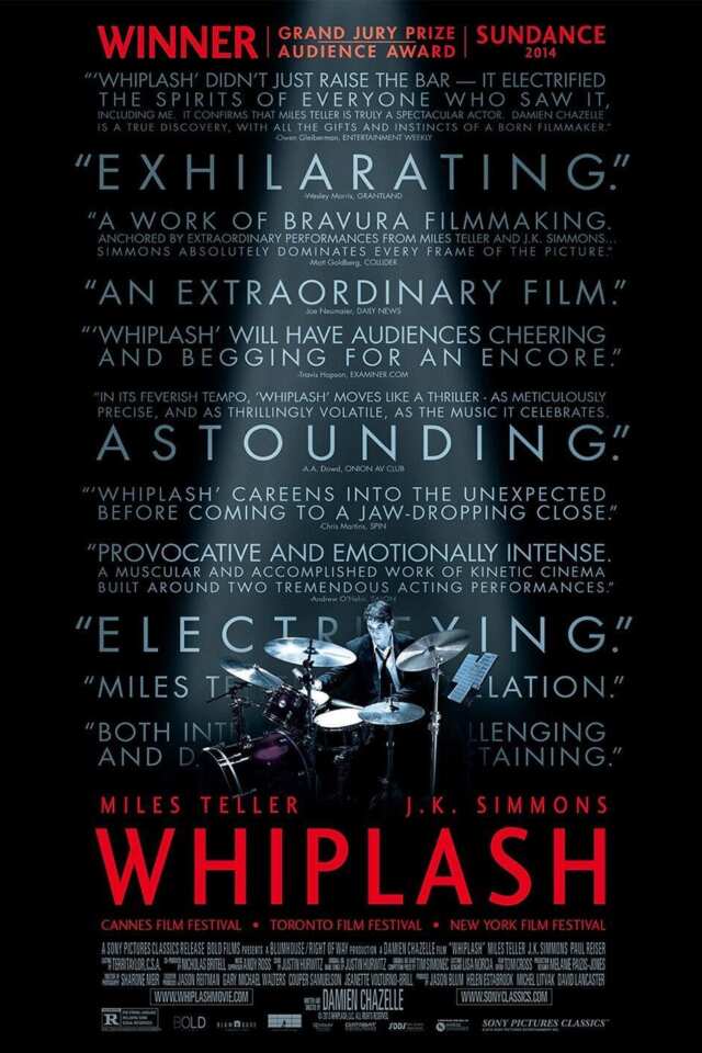 Whiplash (2014) film Poster