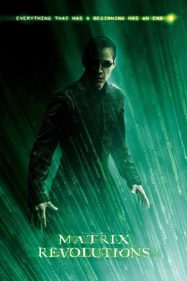 The Matrix Revolutions (2003) film Poster