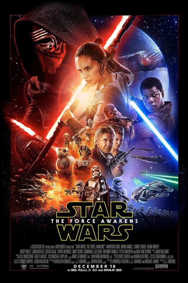 Star Wars: The Force Awakens (2015) film Poster