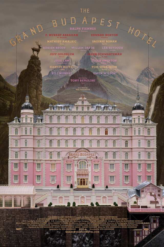 The Grand Budapest Hotel (2014) film Poster
