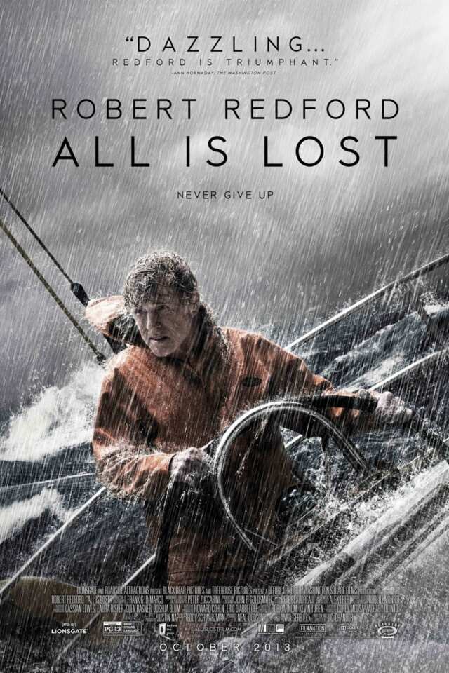 All Is Lost (2013) film Poster