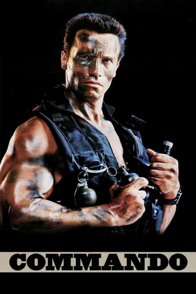 Commando (1985) film Poster