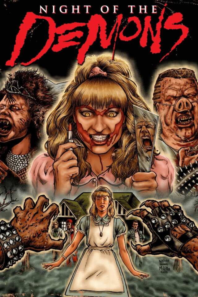 Night of the Demons (1988) film Poster
